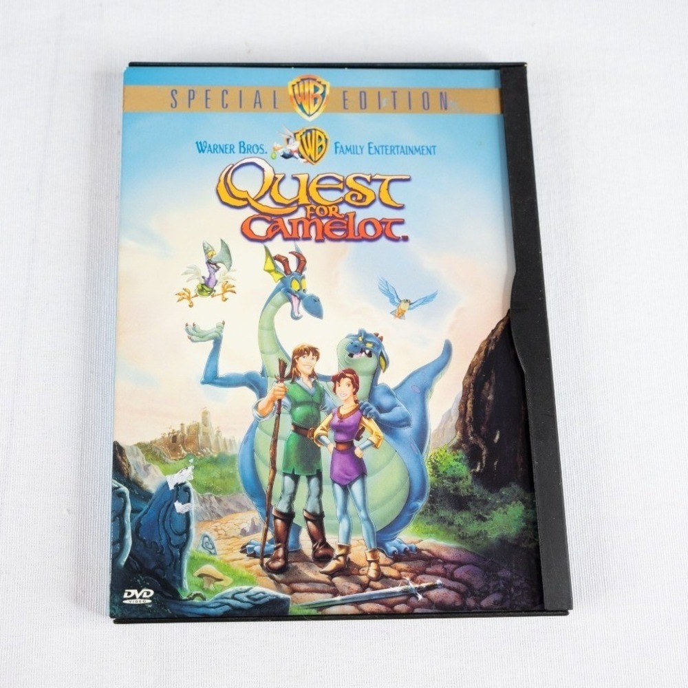 Quest For Camelot (DVD, 1998) Widescreen Special Edition family kids cartoon y2k